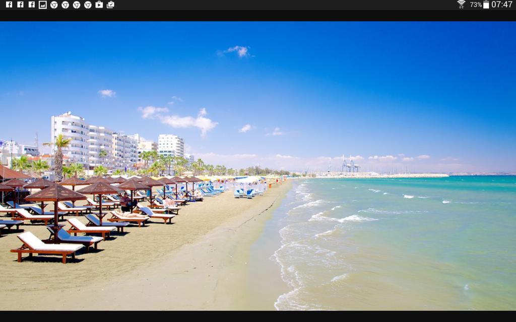 Panikos Beach Apartment I Larnaca Eksteriør billede